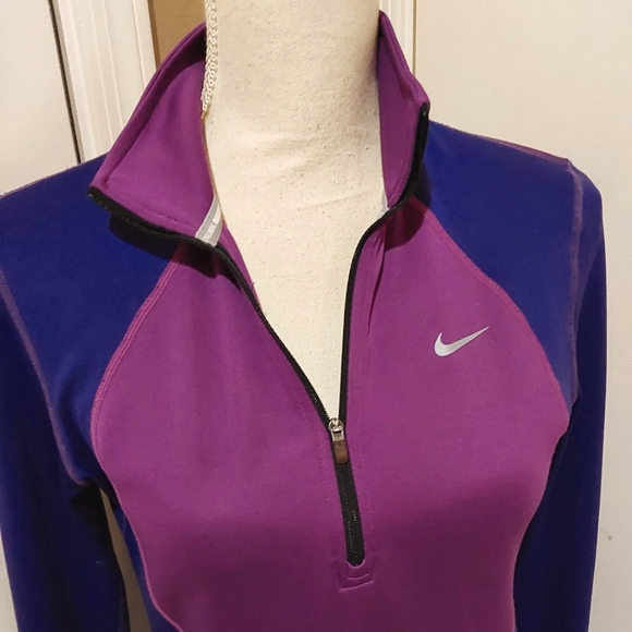 🌺 Like New NIKE Quarter Zip Athletic Shirt/Shacket - Picture 3 of 11